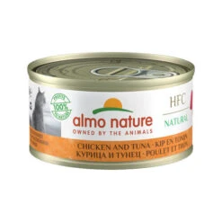 Almo Nature HFC 70 Natural Katzenfutter - Dosen - Hühn Und Thunfisch
