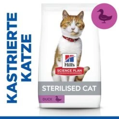 Hill's Science Plan - Feline Adult - Sterilised - Duck -Almo nature Verkäufe hills science plan feline adult sterilised duck 218856 0500 none