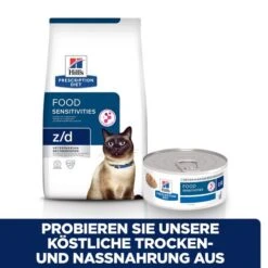 Hill's Z/d Food Sensitivities - Prescription Diet - Feline 18 Hill's Z/d Food Sensitivities - Prescription Diet - Feline -Almo nature Verkäufe hills zd food sensitivities prescription diet feline 217908 0500 none